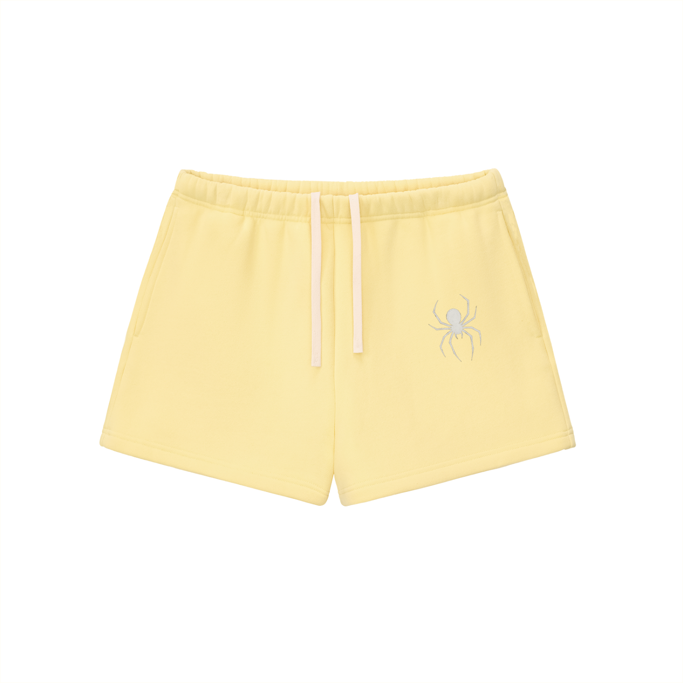 Womens spider shorts.           Essential Fleece Drawstring Sweatshorts