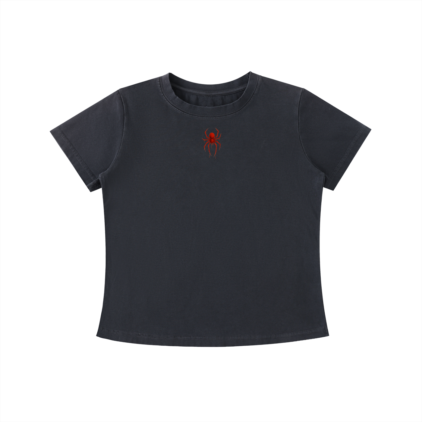 Top women’s spider.          Vintage Wash Slim Fit T-shirt