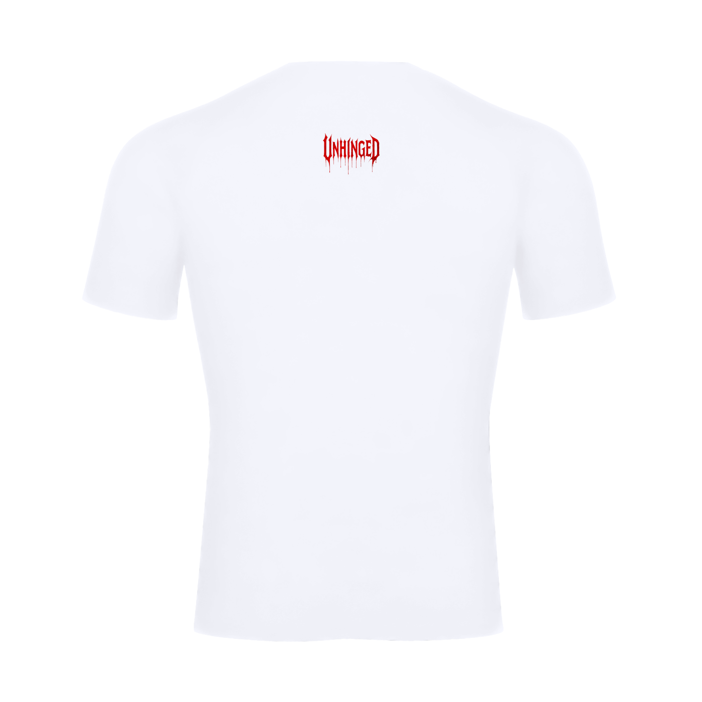 Compression Red unhinged on back.       (Performance Short Sleeve T-Shirt)