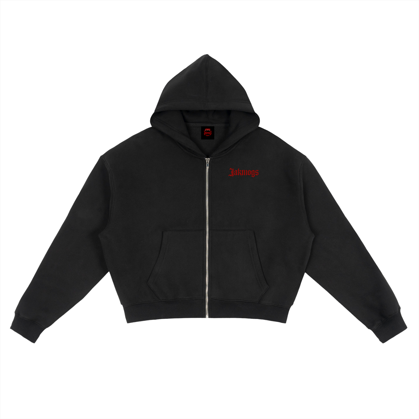 Simple jakmogs Fleece Zip-Up Boxy Hoodie
