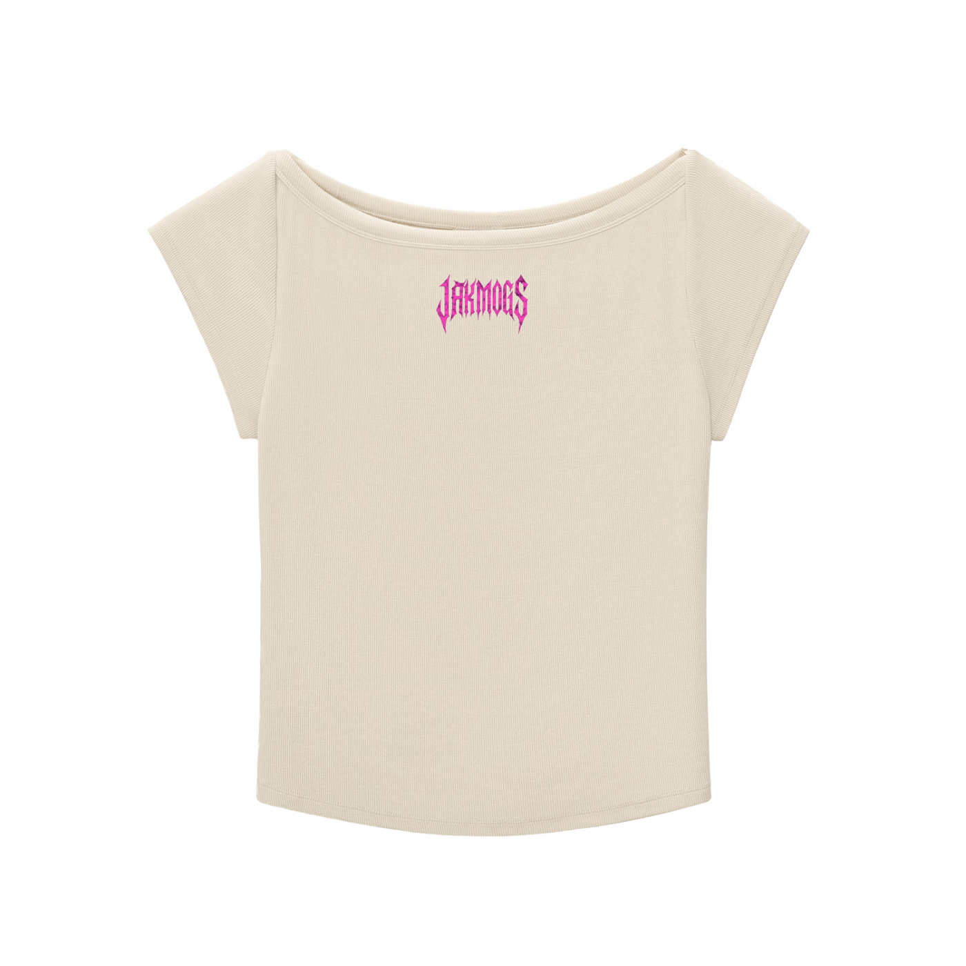Womens top jakmogs Essential Wide Neck Baby T-shirt
