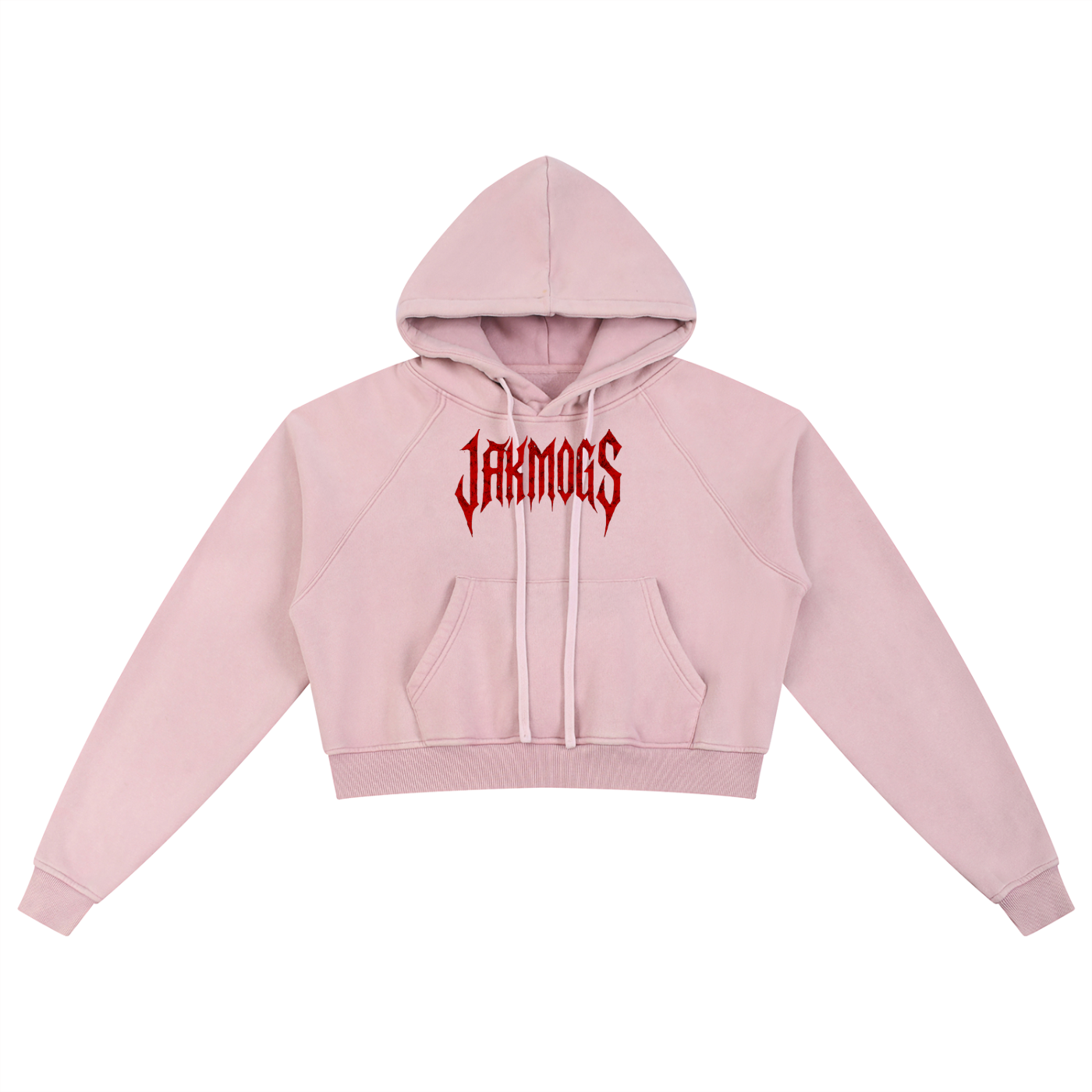 Snow Washed Cropped Hoodie