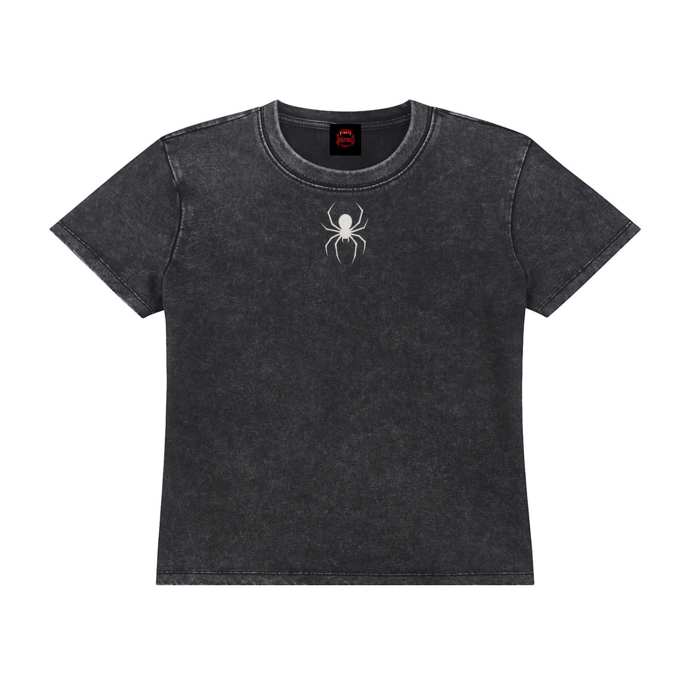 Women’s top spider.           Vintage Wash Drop Shoulder T-shirt