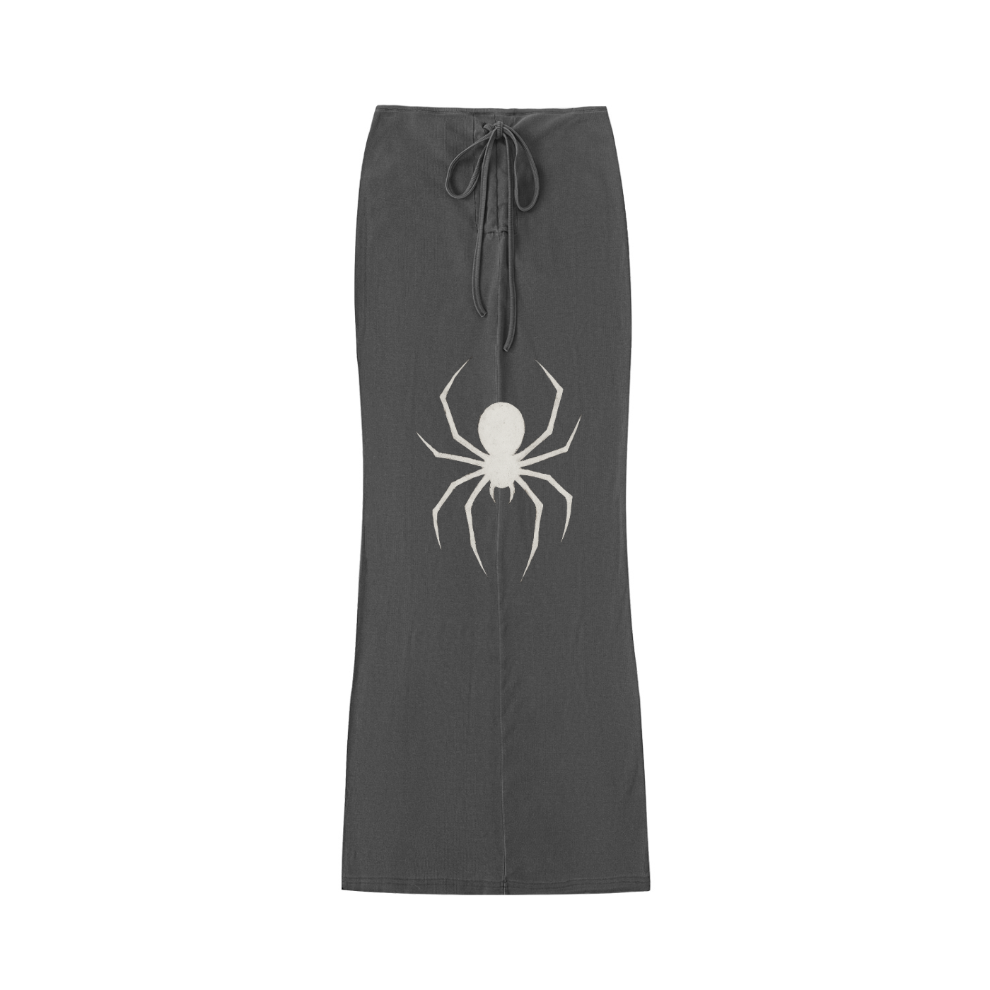 Womens spider x unhinged Dyed Washed Drawstring Maxi Skirt