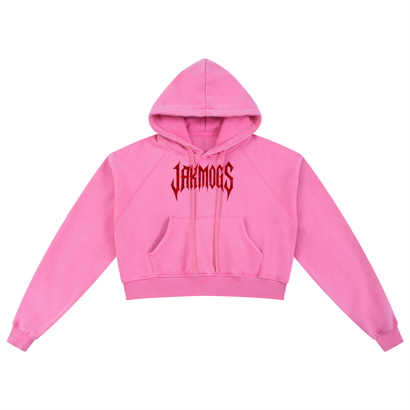 Snow Washed Cropped Hoodie