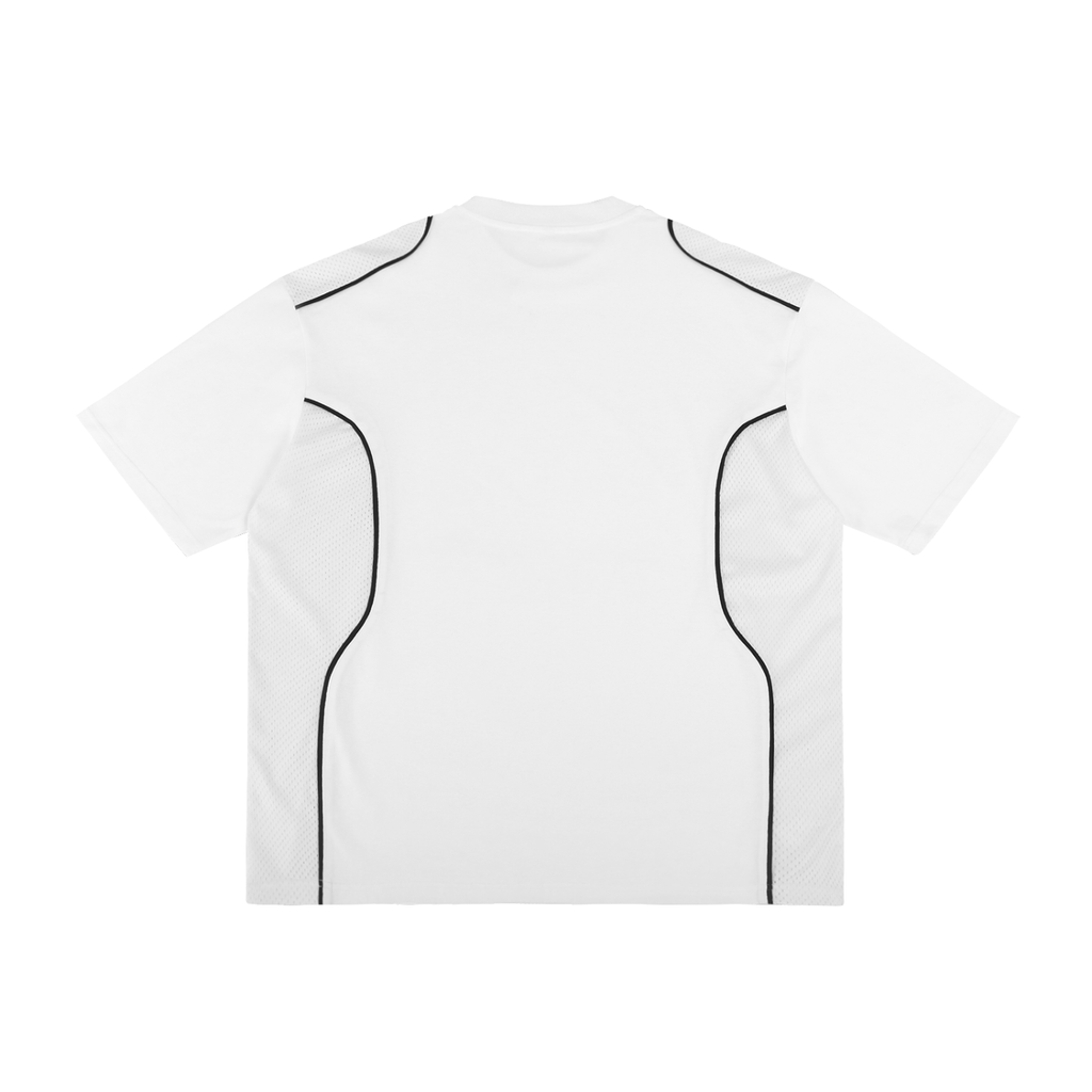 Unhinged unisex  Contrast Piped Panel T-Shirt