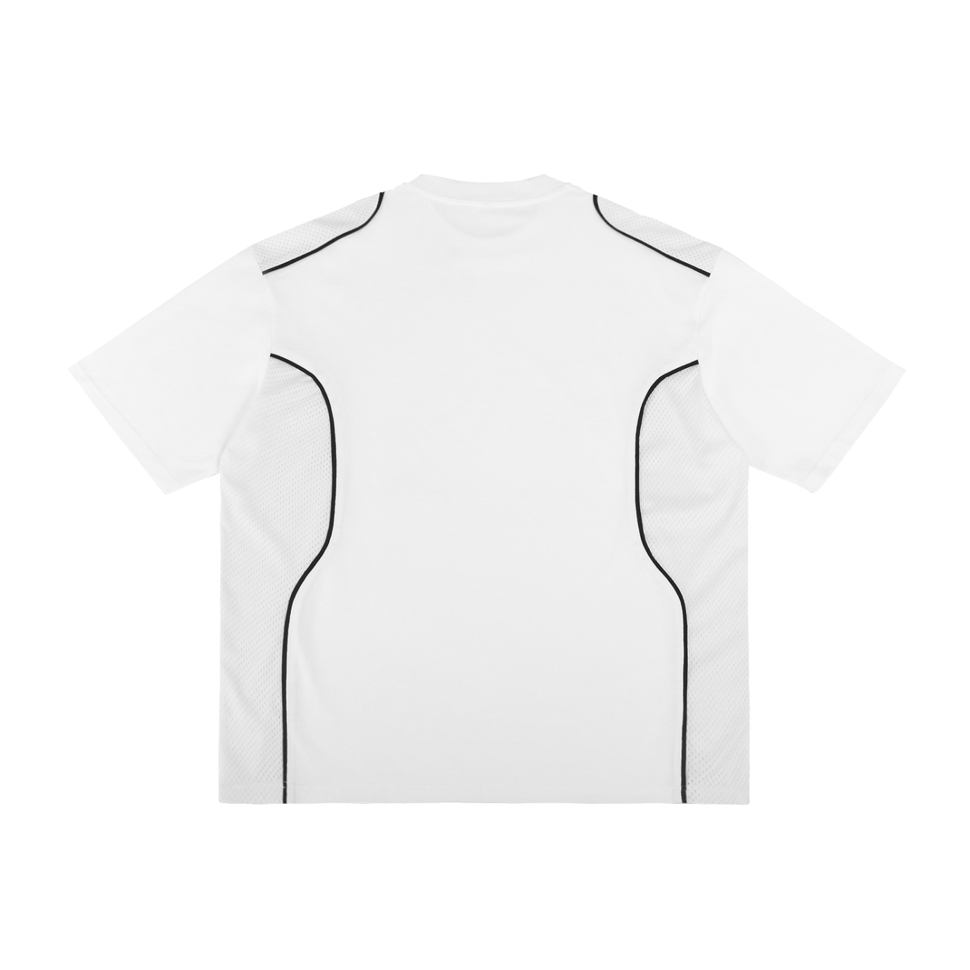 Unhinged unisex  Contrast Piped Panel T-Shirt