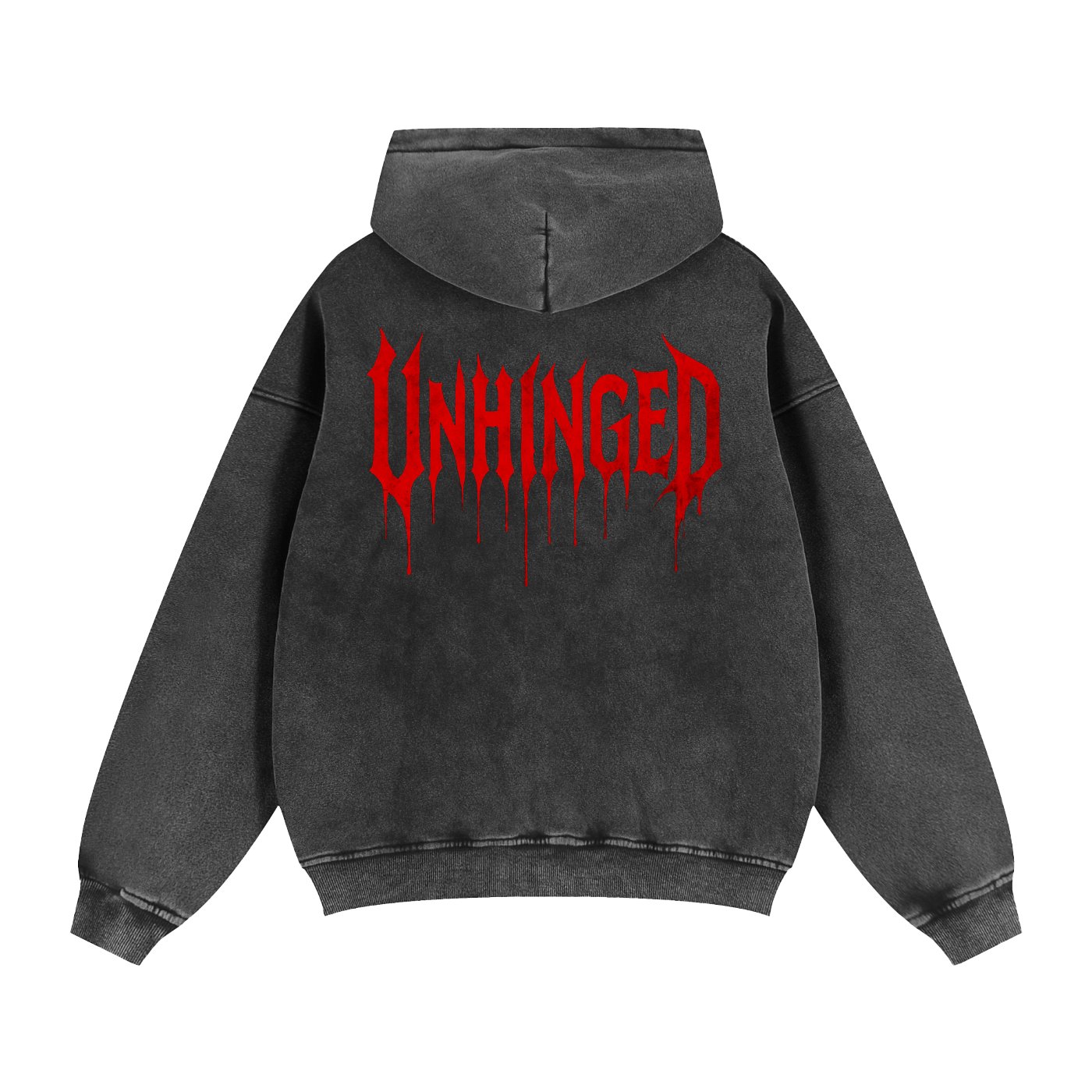 Wings unisex x unhinged Zip-Through Boxy Fleece Hoodie