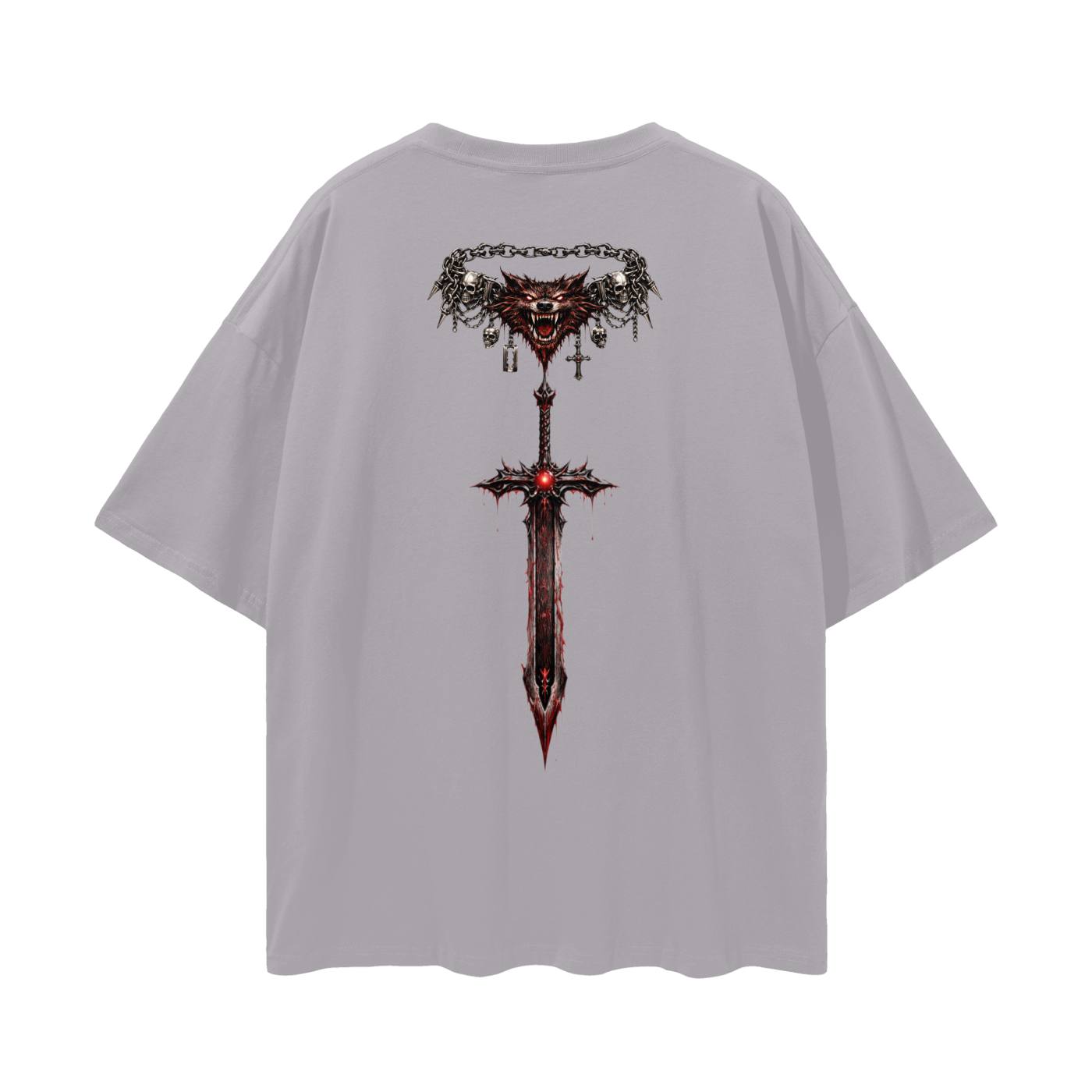 Mogged Streetwear Loose Drop Shoulder T-Shirt