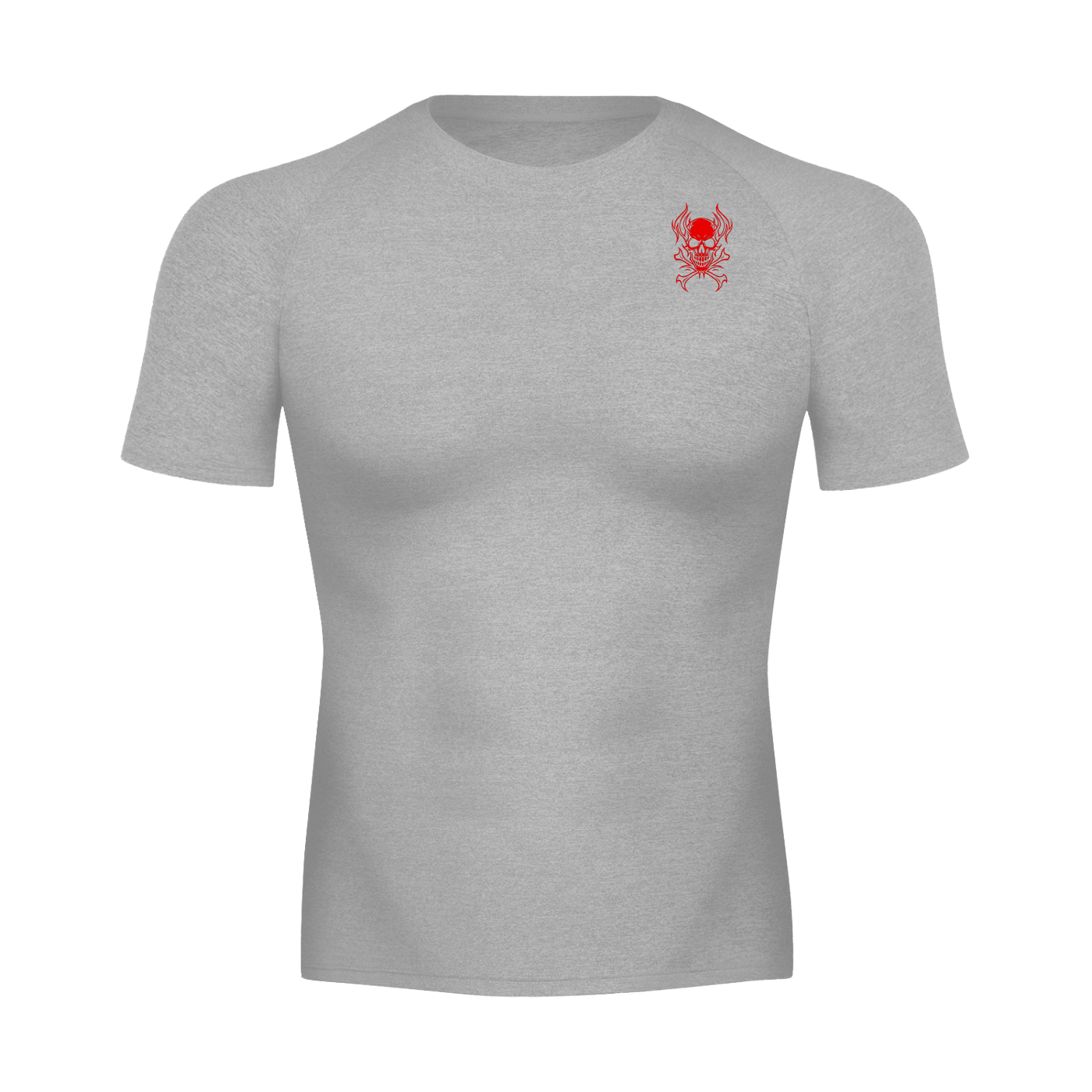 Compression Skull and bones.         Performance Short Sleeve T-Shirt