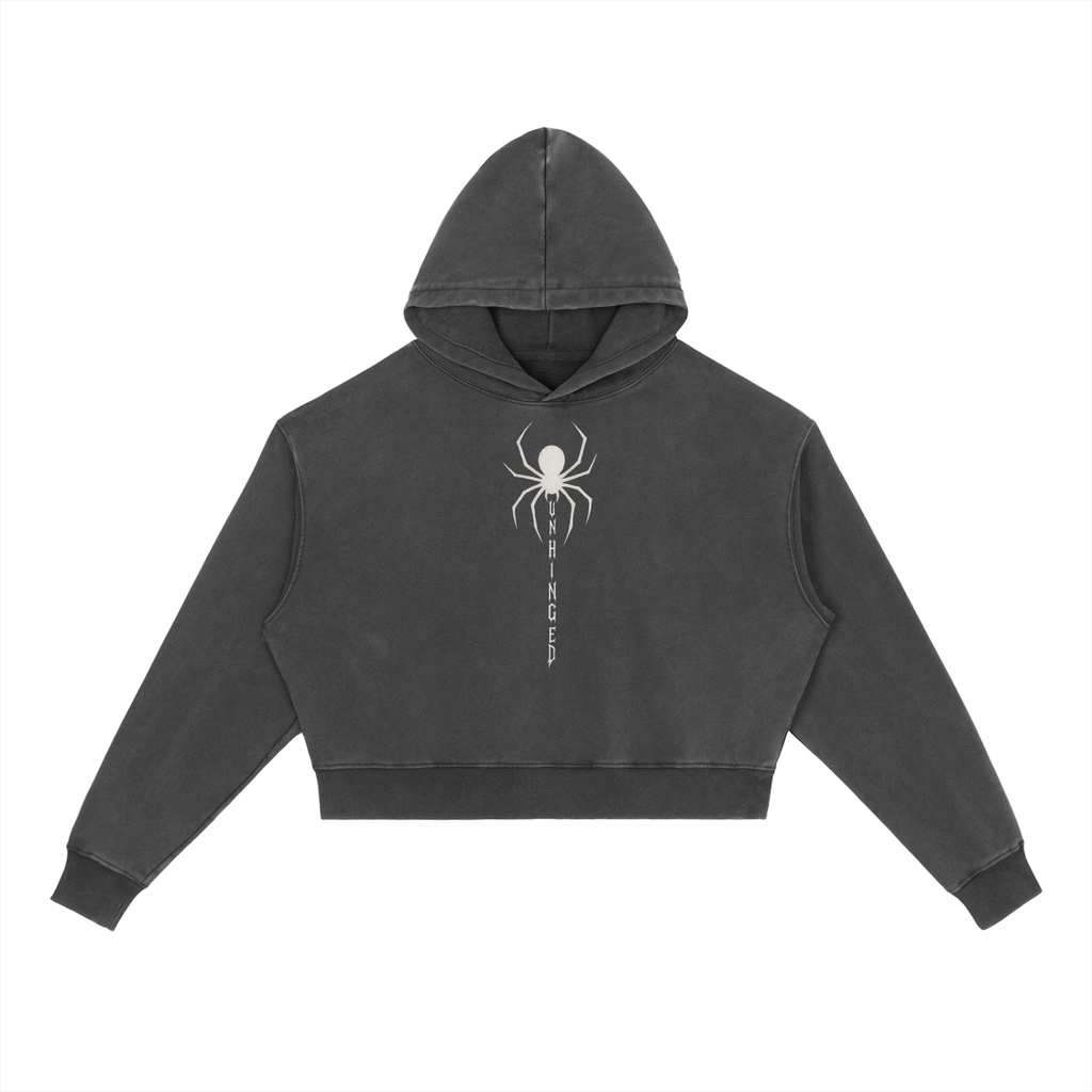 Hoodie womens spider x unhinged Vintage Washed Heavyweight Hoodie