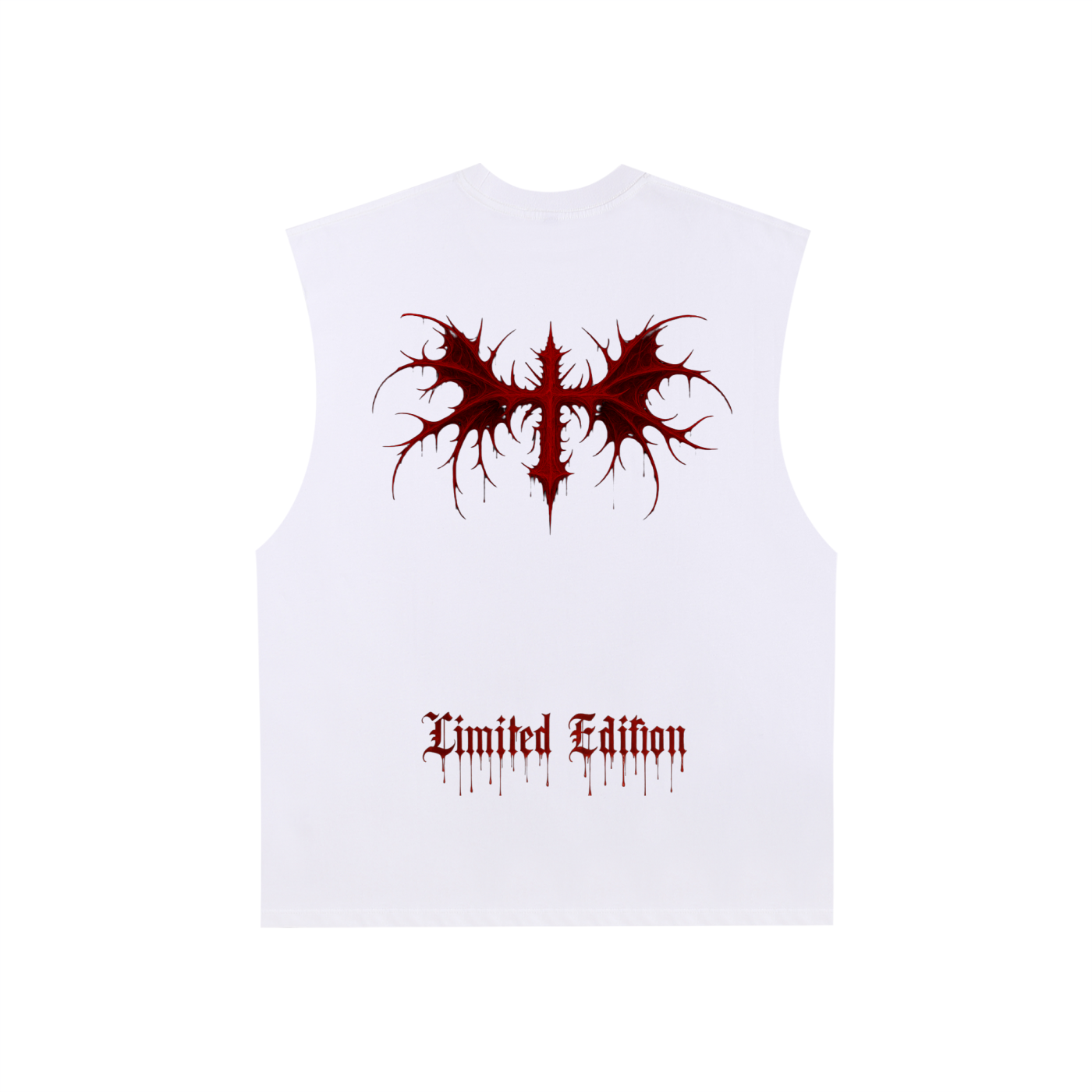 Tank top limited edition made to mog Raw Edge Cotton Tank Top