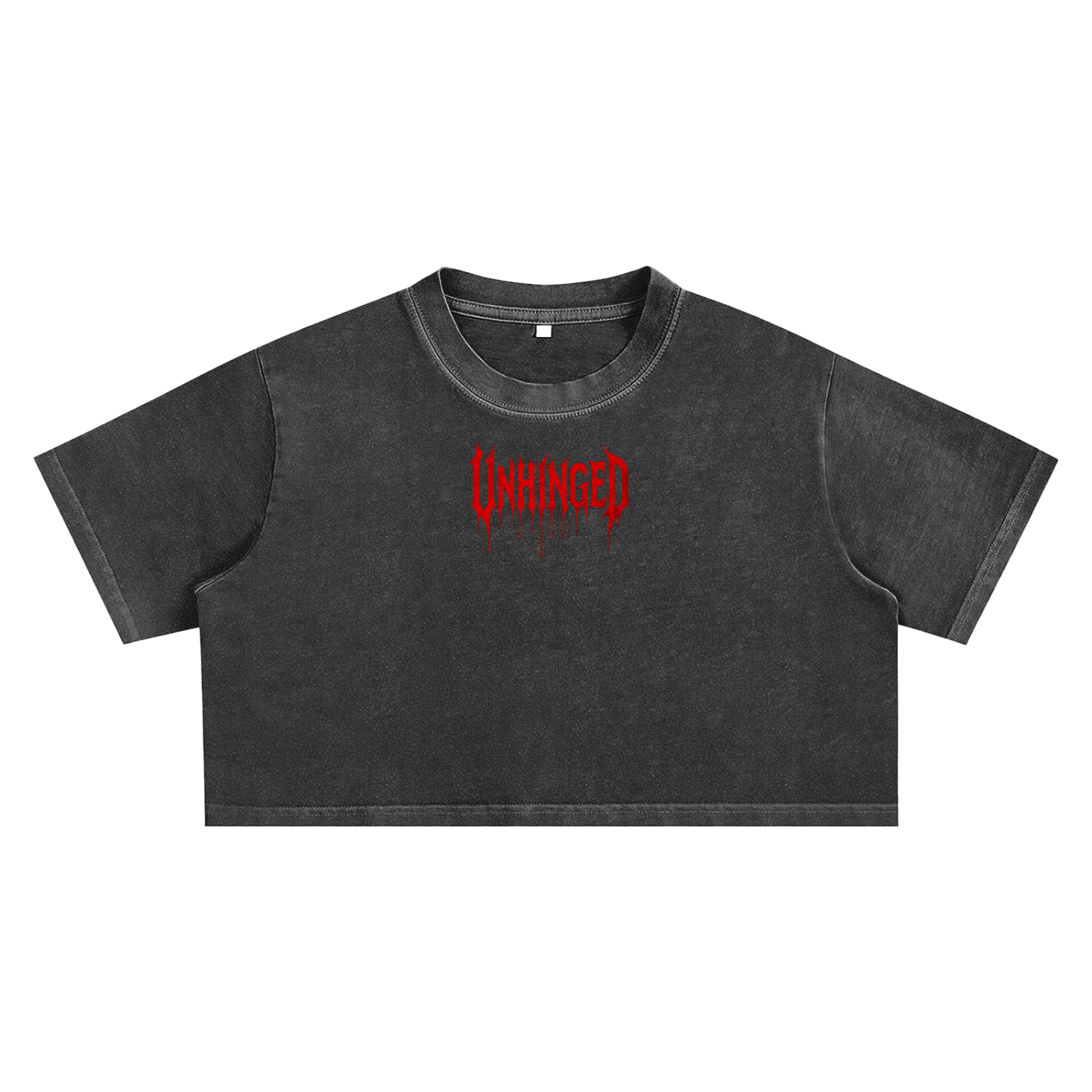 Crop top women’s x unhinged Snow Washed Crop Top