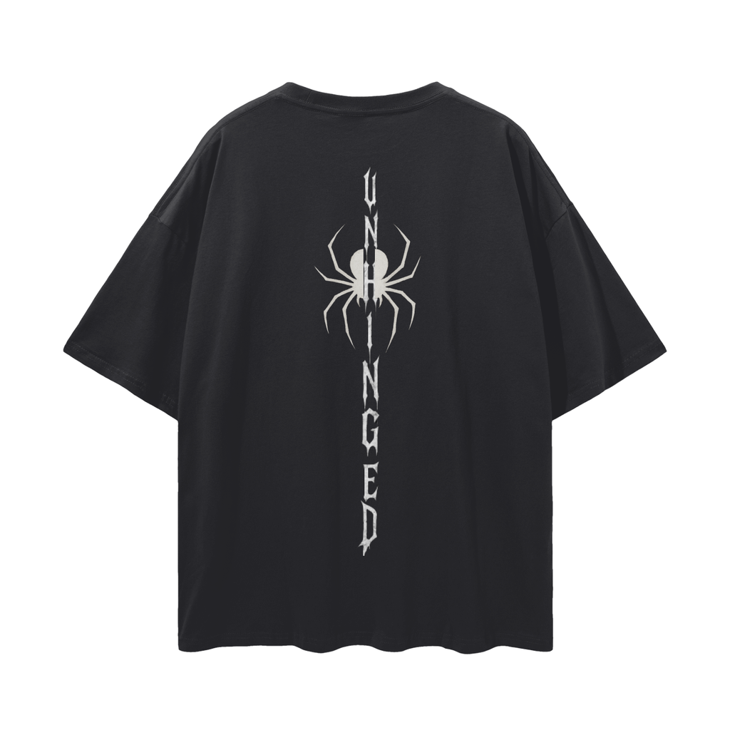 Top white unhinged limited edition Streetwear Loose Drop Shoulder T-Shirt