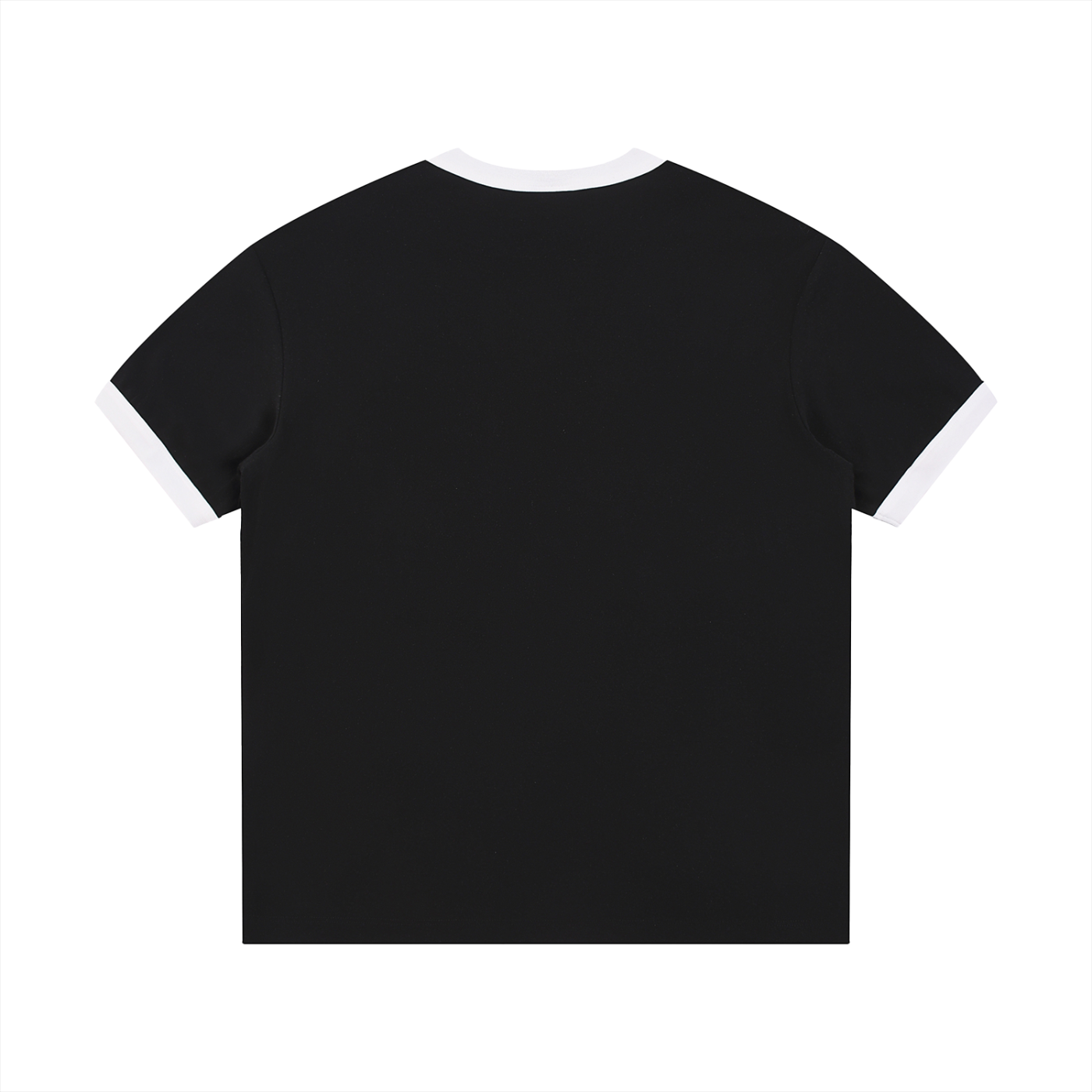 Unisex unhinged Contrast Edge Ribbed Crewneck T-Shirt