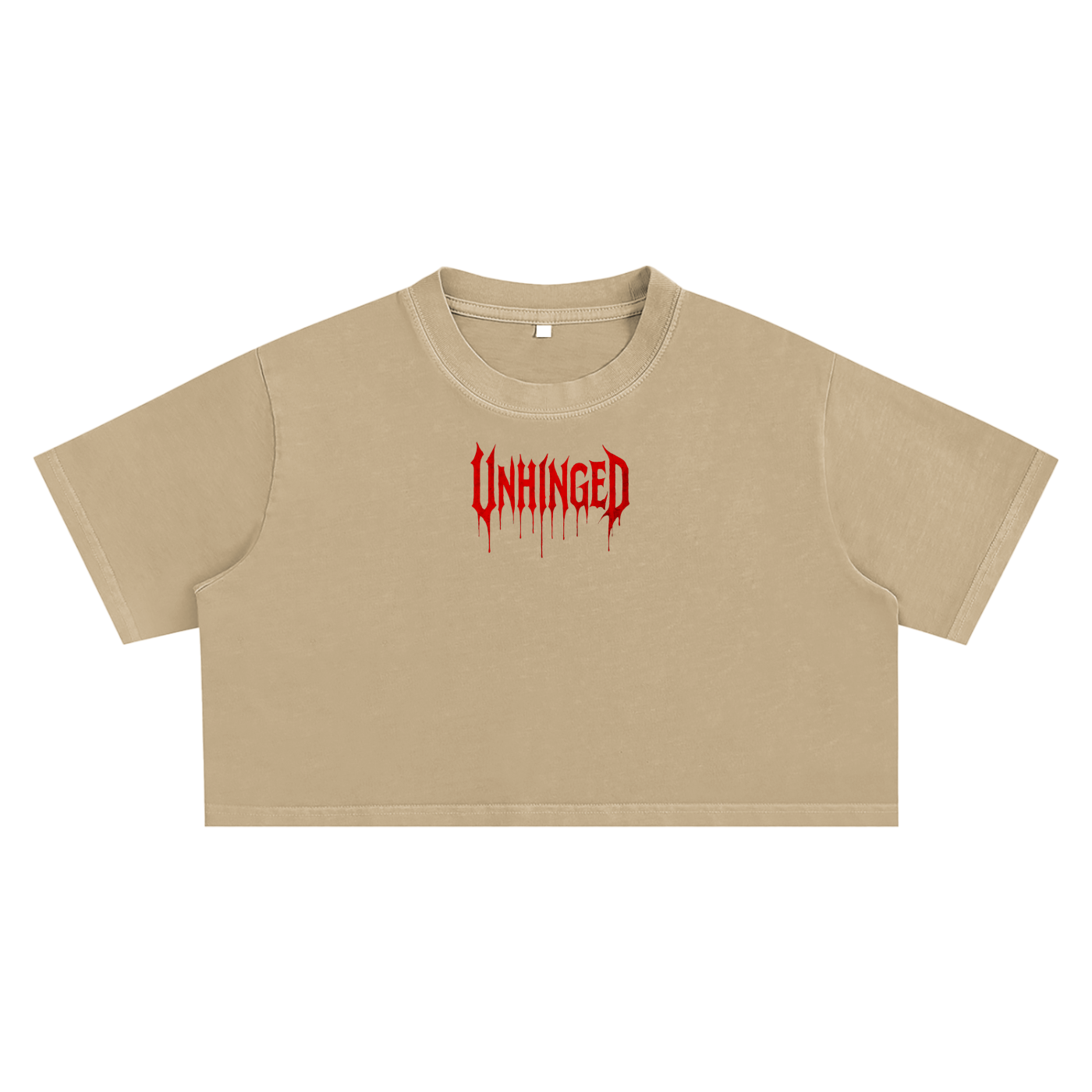 Crop top women’s x unhinged Snow Washed Crop Top