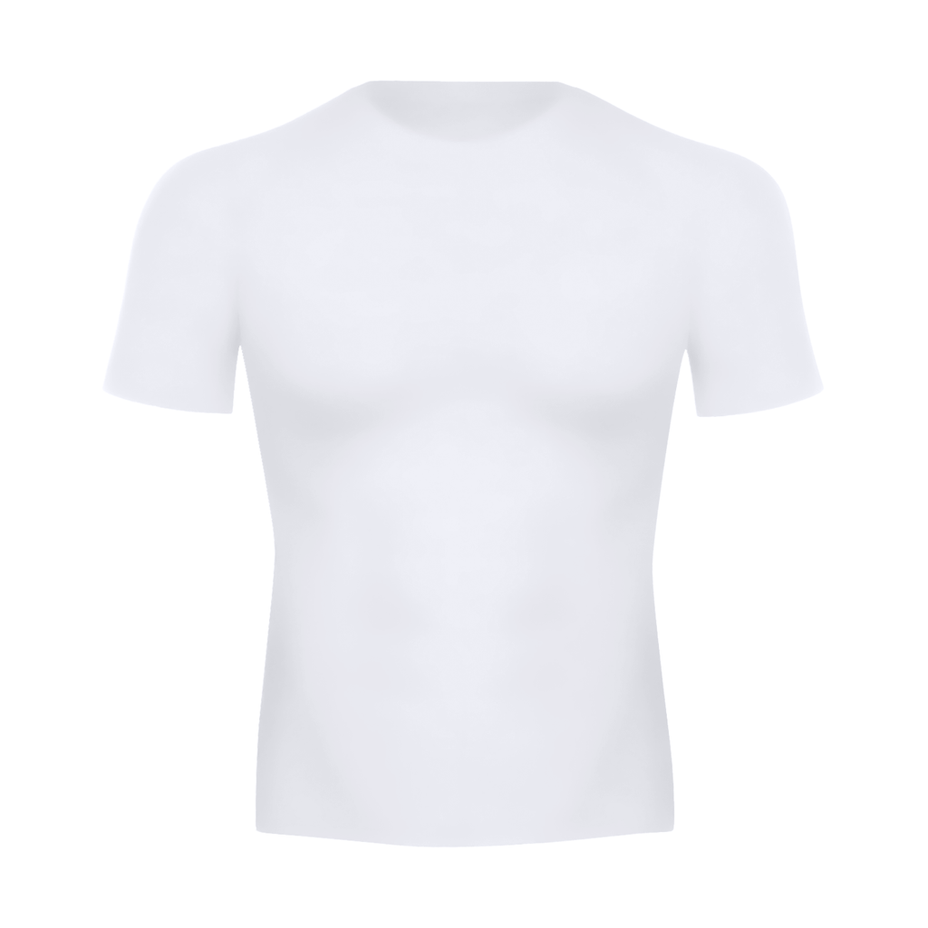 Compression Red unhinged on back.       (Performance Short Sleeve T-Shirt)