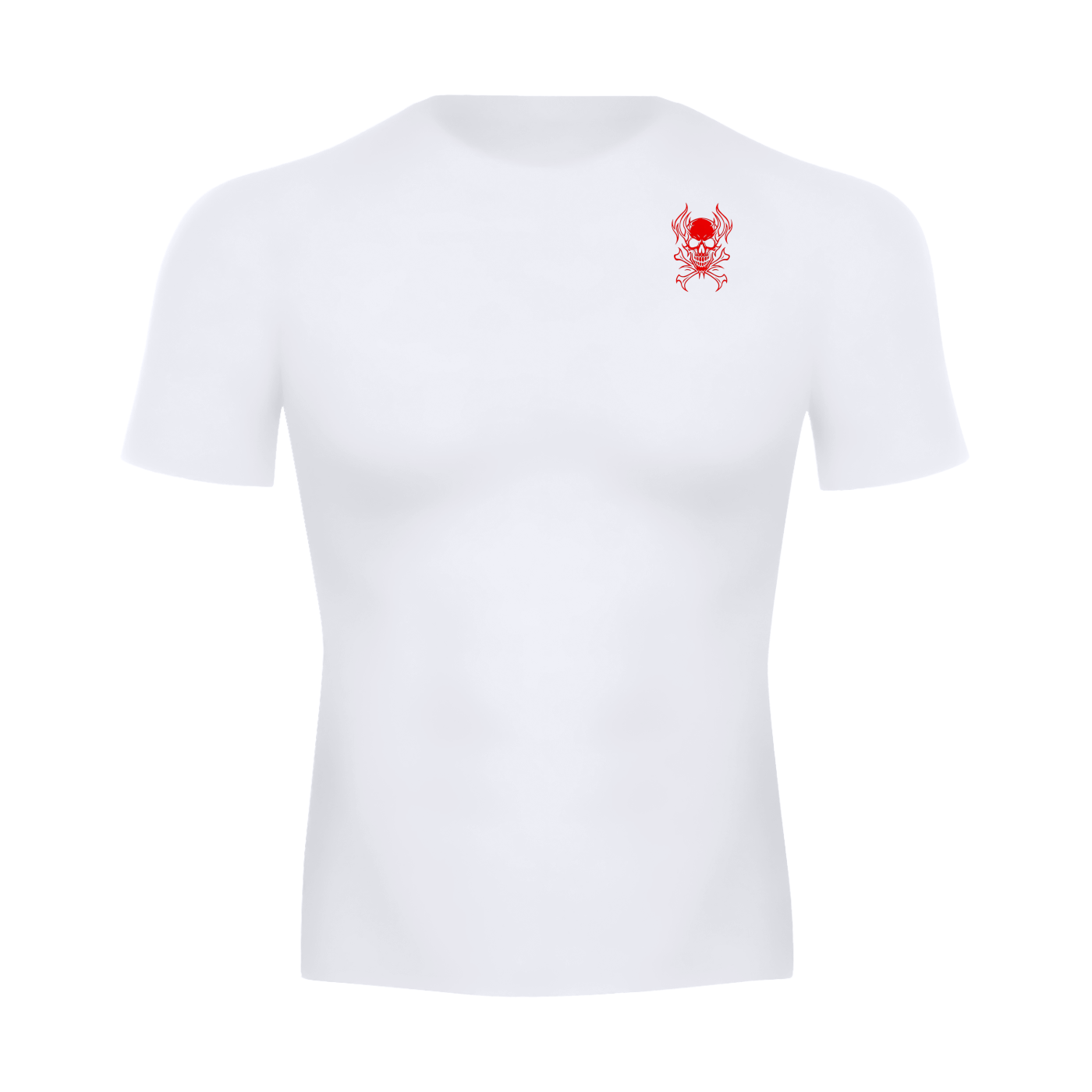Compression Skull and bones.         Performance Short Sleeve T-Shirt