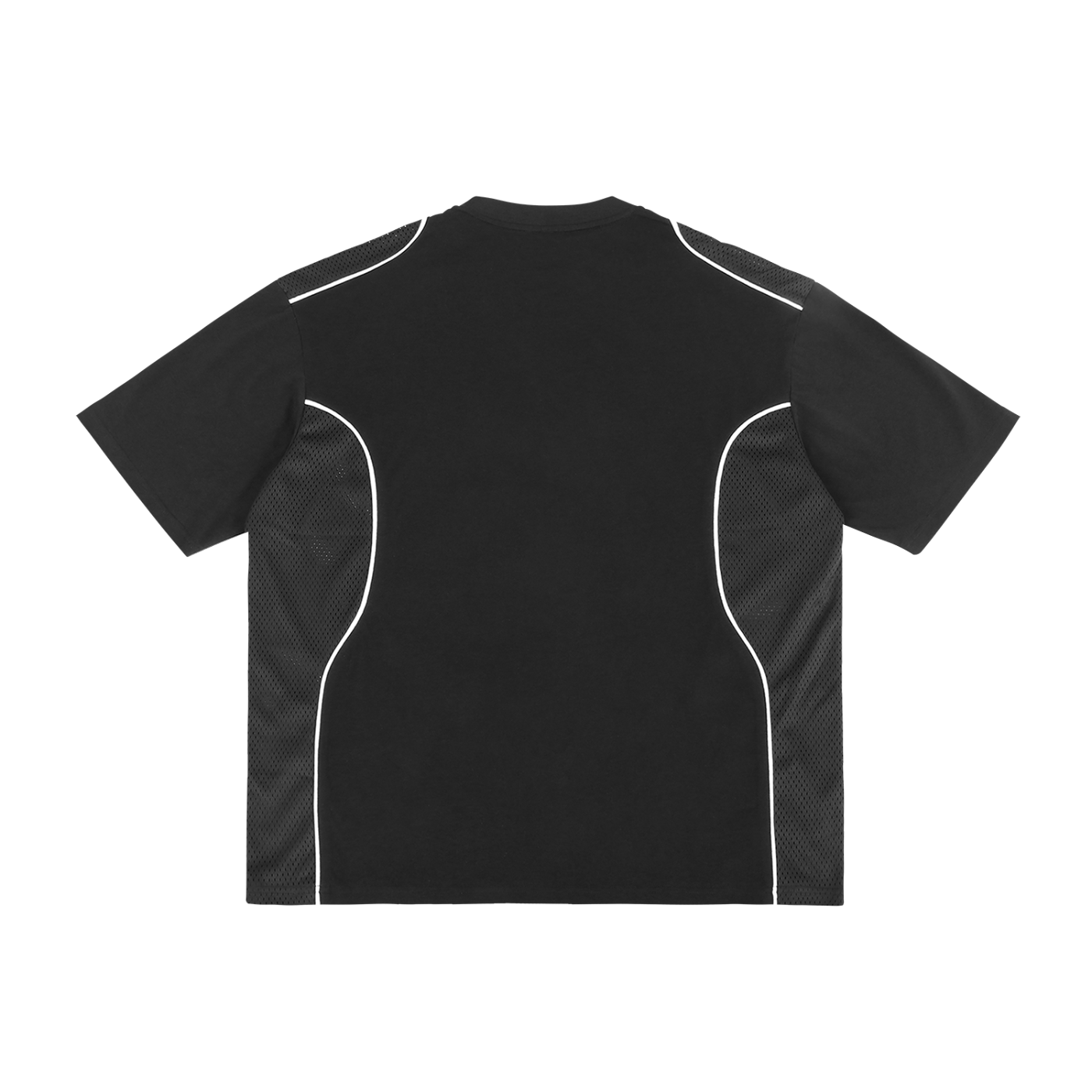 Unhinged unisex  Contrast Piped Panel T-Shirt