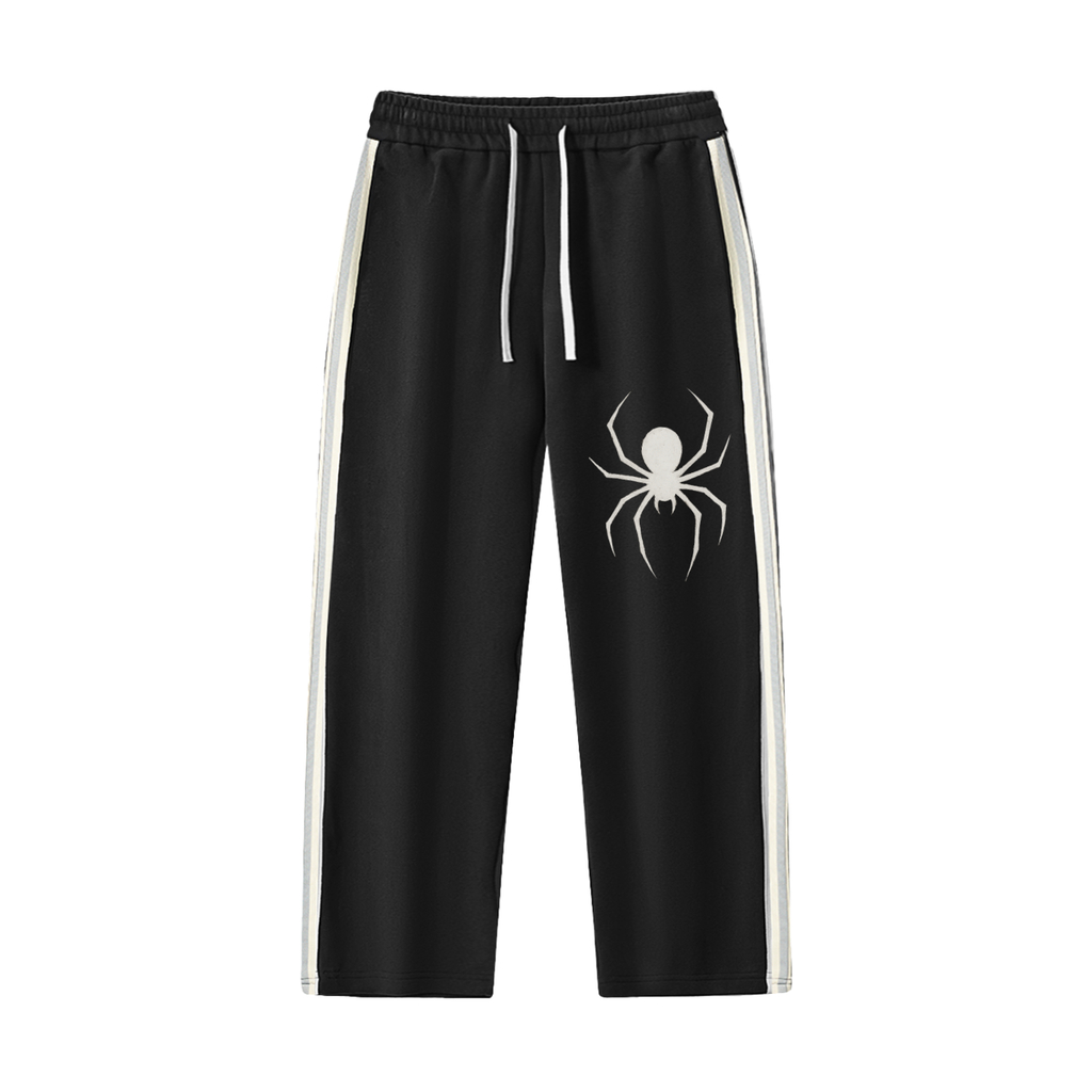 Joggers spider unisex.             Contrast Side-Stripe Straight-Leg  Pants