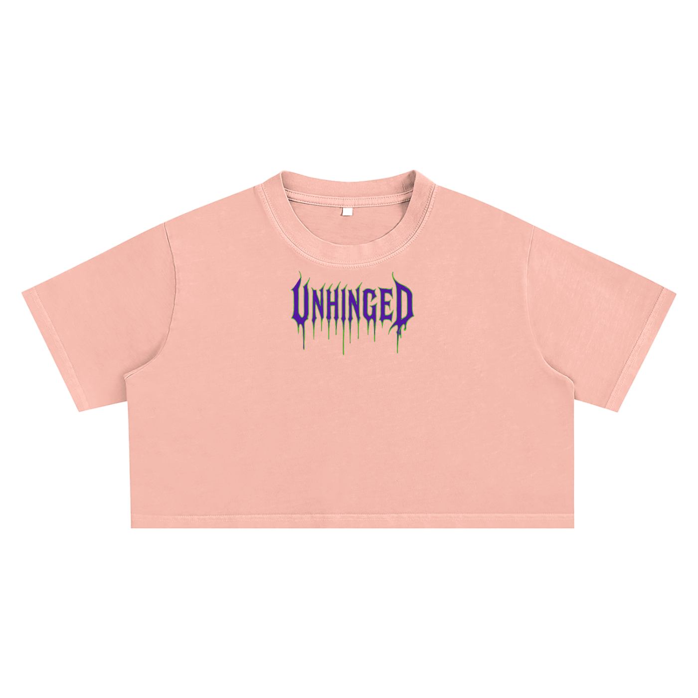 Unhinged Snow Washed Crop Top