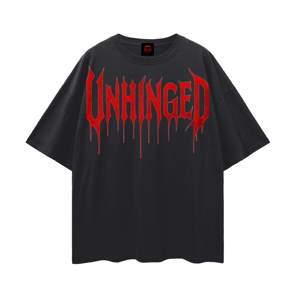 Top unhinged.       Oversize Deep Drop Shoulder Tee - 190 GSM