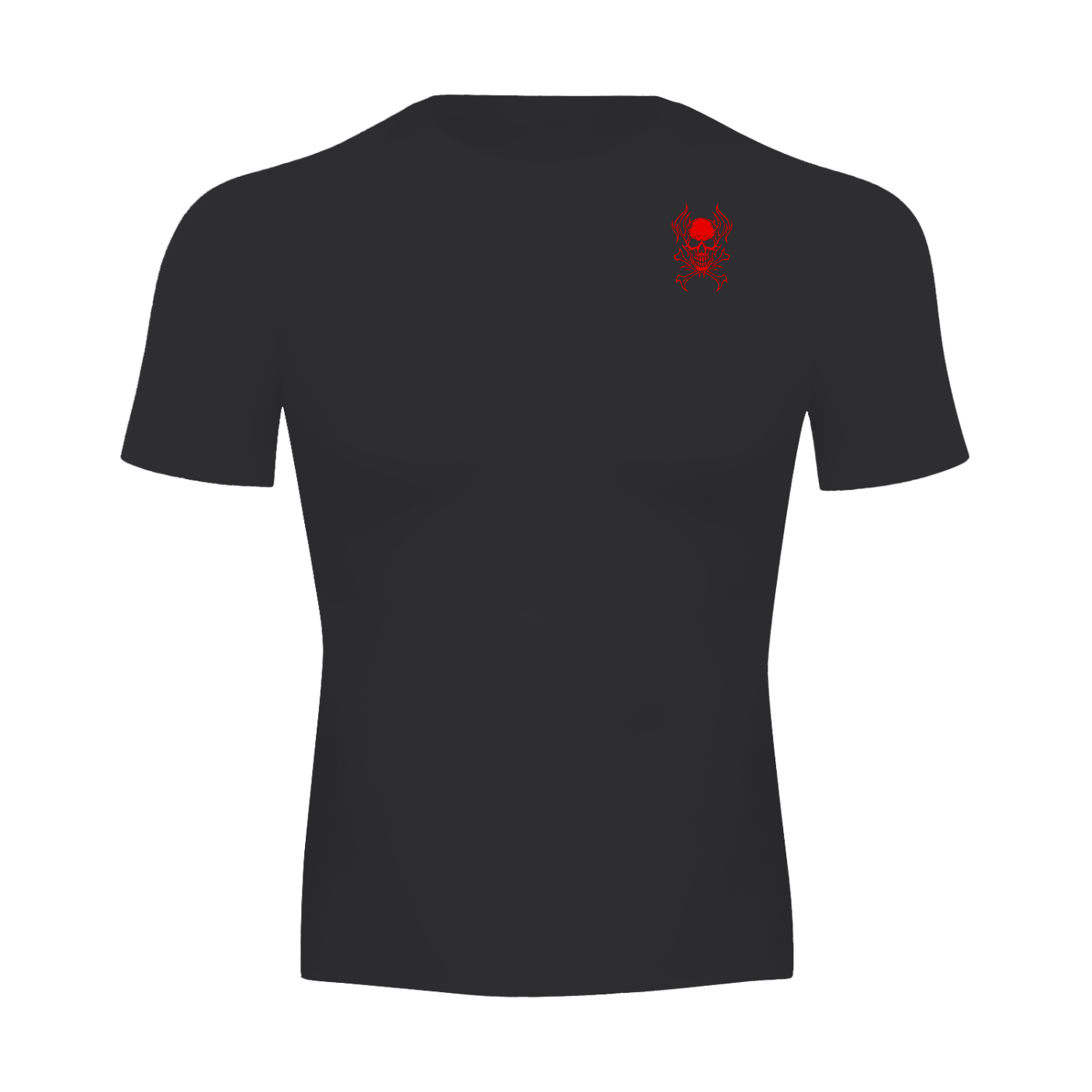 Compression Skull and bones.         Performance Short Sleeve T-Shirt