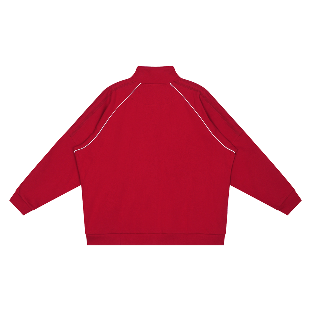 Unhinged unisex  x jacket Reflection Striped Raglan Sleeve  Jacket