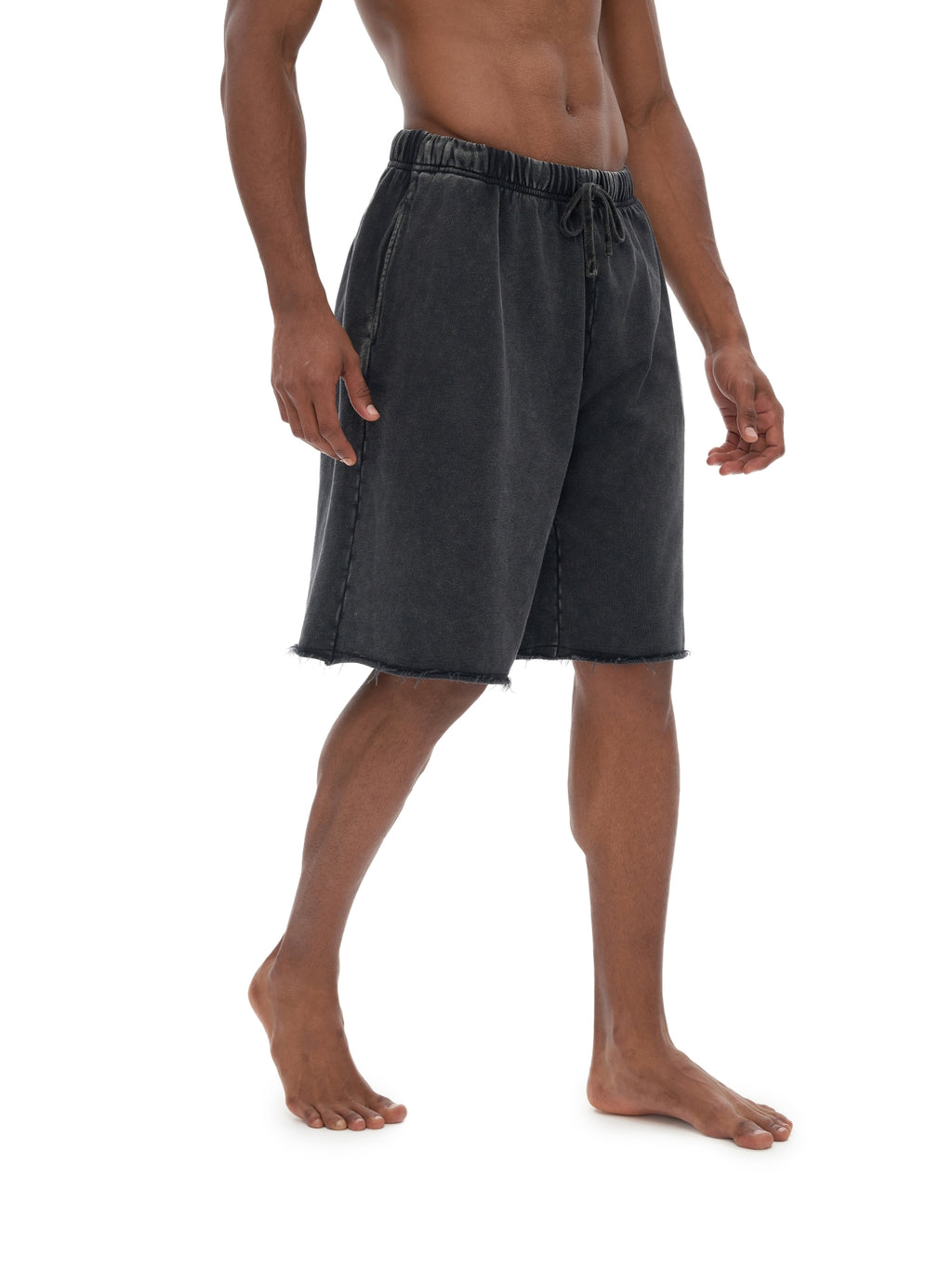 Shorts unhinged. Snow Washed Raw Hem Shorts