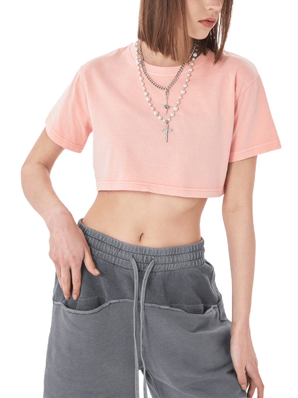 Crop top women’s x unhinged Snow Washed Crop Top