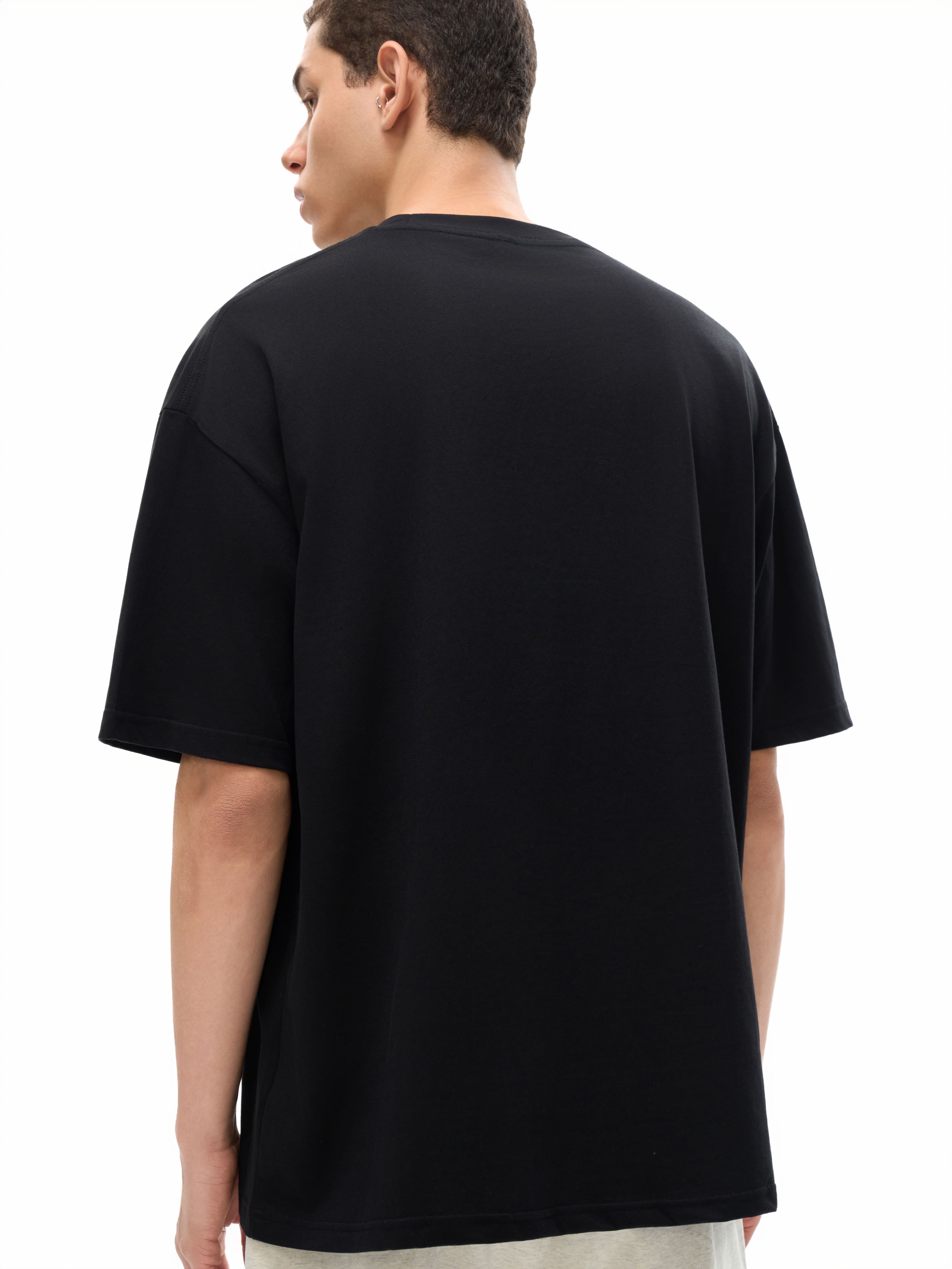 Tshirt unisex  Wings x Skull.                                      Streetwear Loose Drop Shoulder T-Shirt