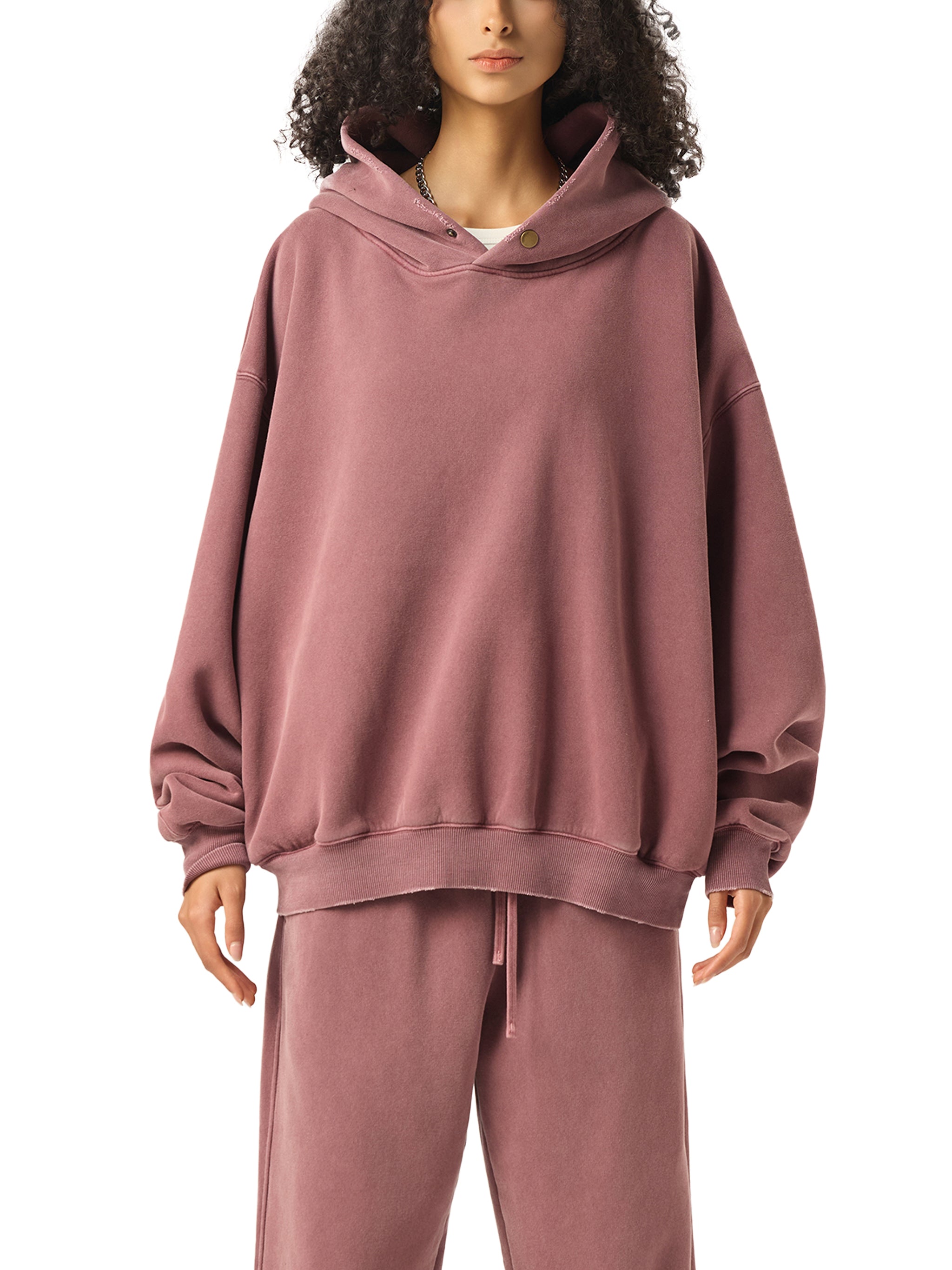 Hoodie unhinged spider limited edition  Frayed Enzyme Washed Fleece Hoodie