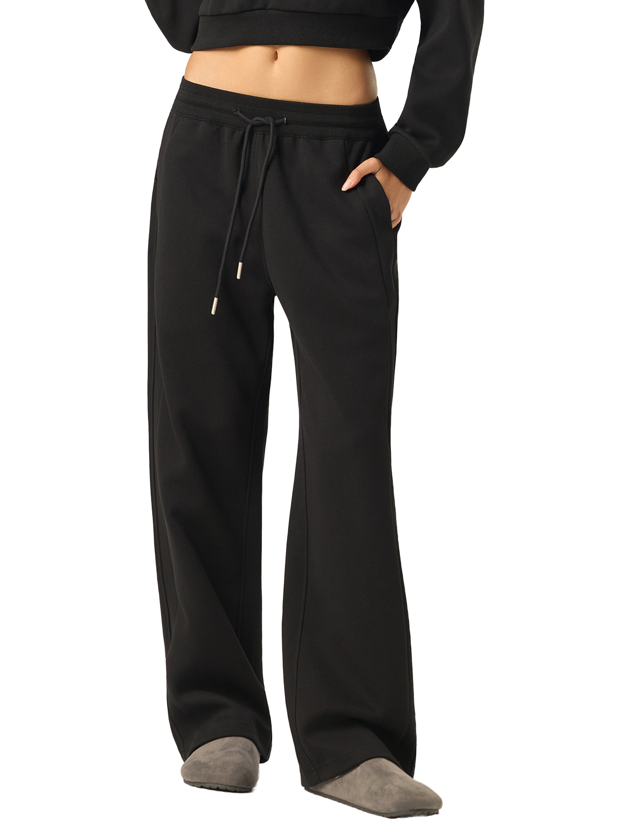 Joggers x women’s x wings  Essential Drawstring Straight-Leg Sweatpants