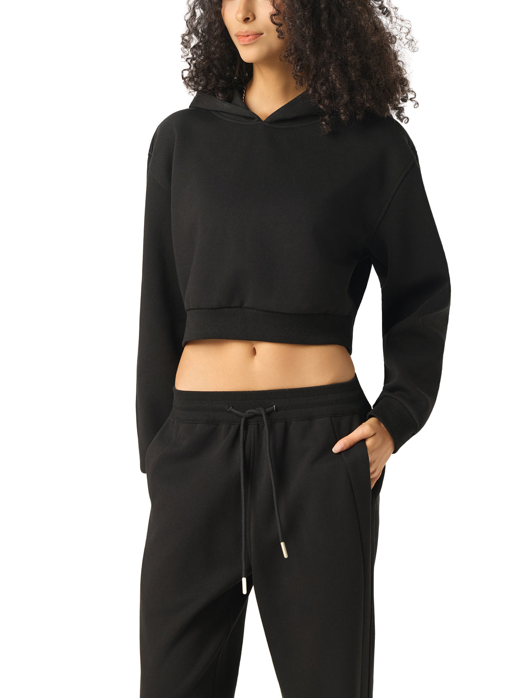 Cropped hoodie x women’s unhingedEssential Cropped Hoodie